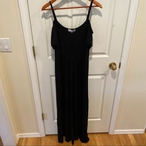 The Vanity Room maxi dress with cold shoulder detail, size large